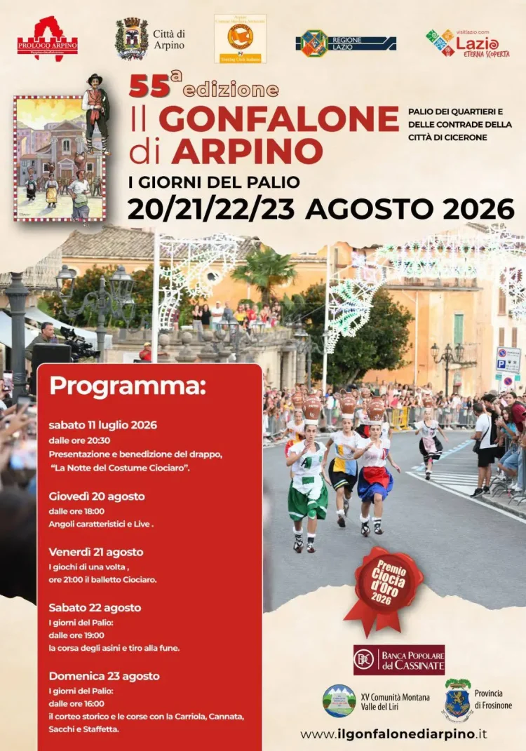Gonfalone di Arpino 2026